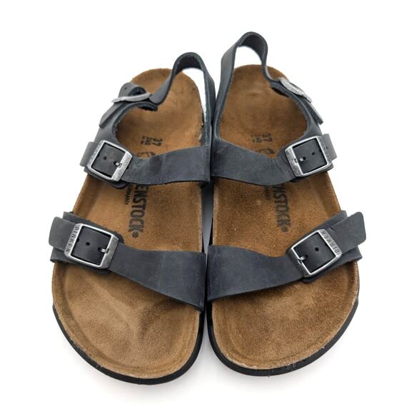 Birkenstock Sonora Sandals Oiled Leather Women's Black Size USW6/M4 EU37 - Picture 14 of 14